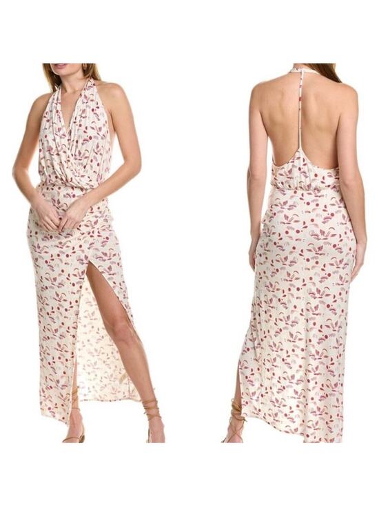 Free People Dresses & Skirts - Free People Daria Graphic Maxi Dress in Ivory Combo Size L